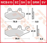 Trw Brake Pad Trw Mcb615 Si
