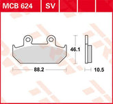 Trw Brake Pad Trw Mcb624 Sv