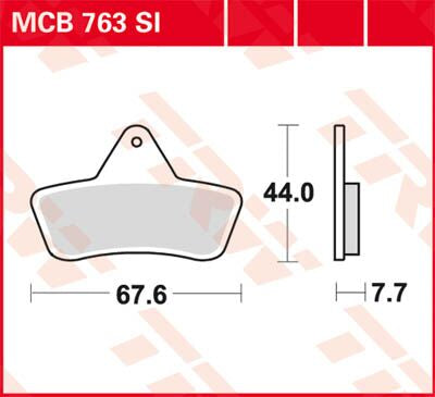 Trw Brake Pad Trw Mcb763 Si