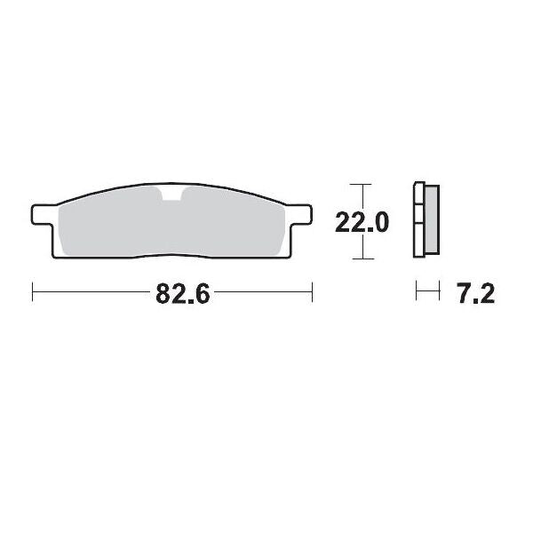 Moto Master Brake Pad Racing Gp