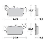 Moto Master Brake Pad Racing
