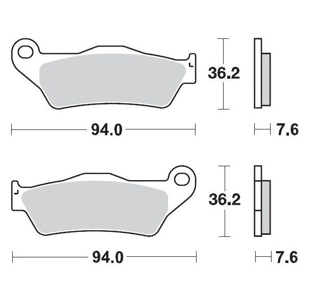 Moto Master Brake Pad Racing