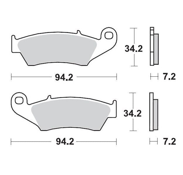 Moto Master Brake Pad Racing
