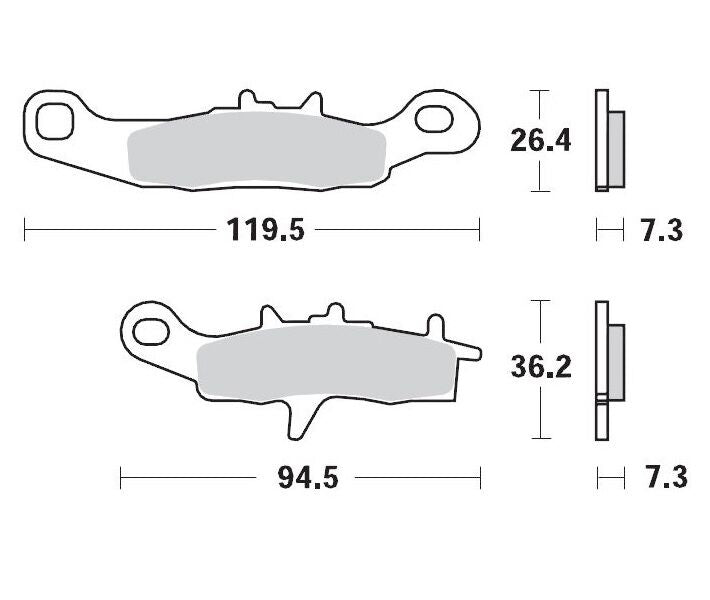 Moto Master Brake Pad Racing