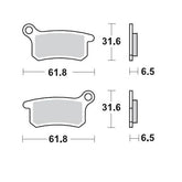 Moto Master Brake Pad Racing