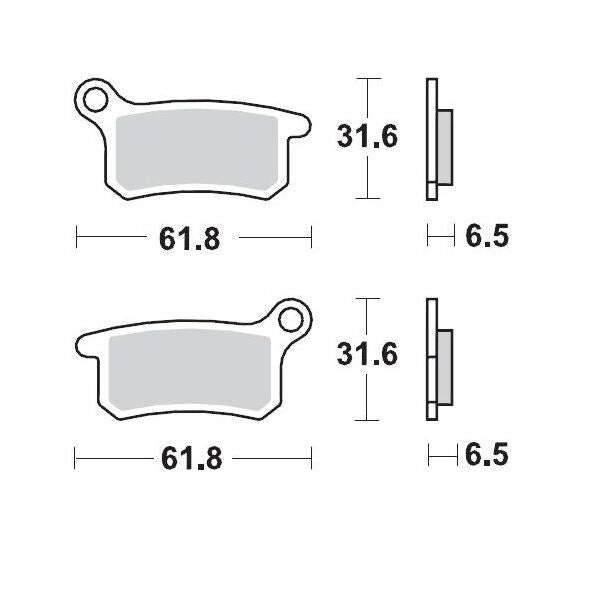 Moto Master Brake Pad Racing