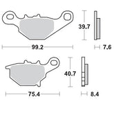 Moto Master Brake Pad Racing