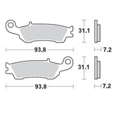 Moto Master Brake Pad Racing Gp