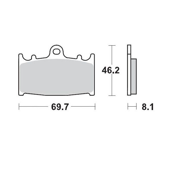 Moto Master Brake Pad Racing Gp