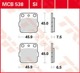 Trw Brake Pad Trw Mcb538 Si