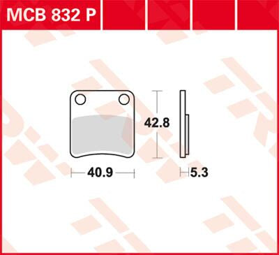 Trw Brake Pad Trw Mcb832 P