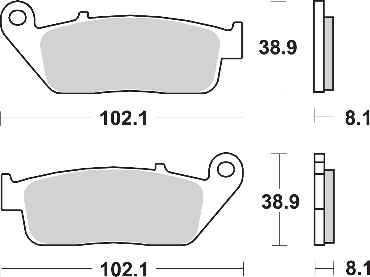 Sbs Brake Pad Car/Cer