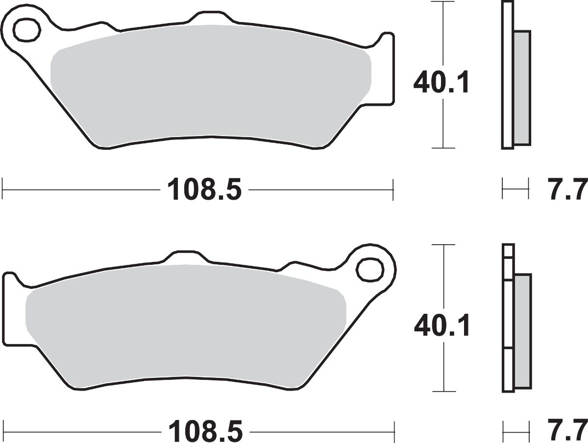 Sbs Brake Pad Car/Cer