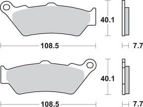 Sbs Brake Pad Car/Cer