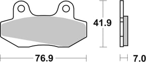 Sbs Brake Pad Car/Cer