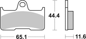 Sbs Brake Pad Sint/Car Off