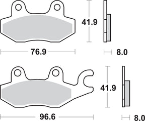 Sbs Brake Pad Sint Rear