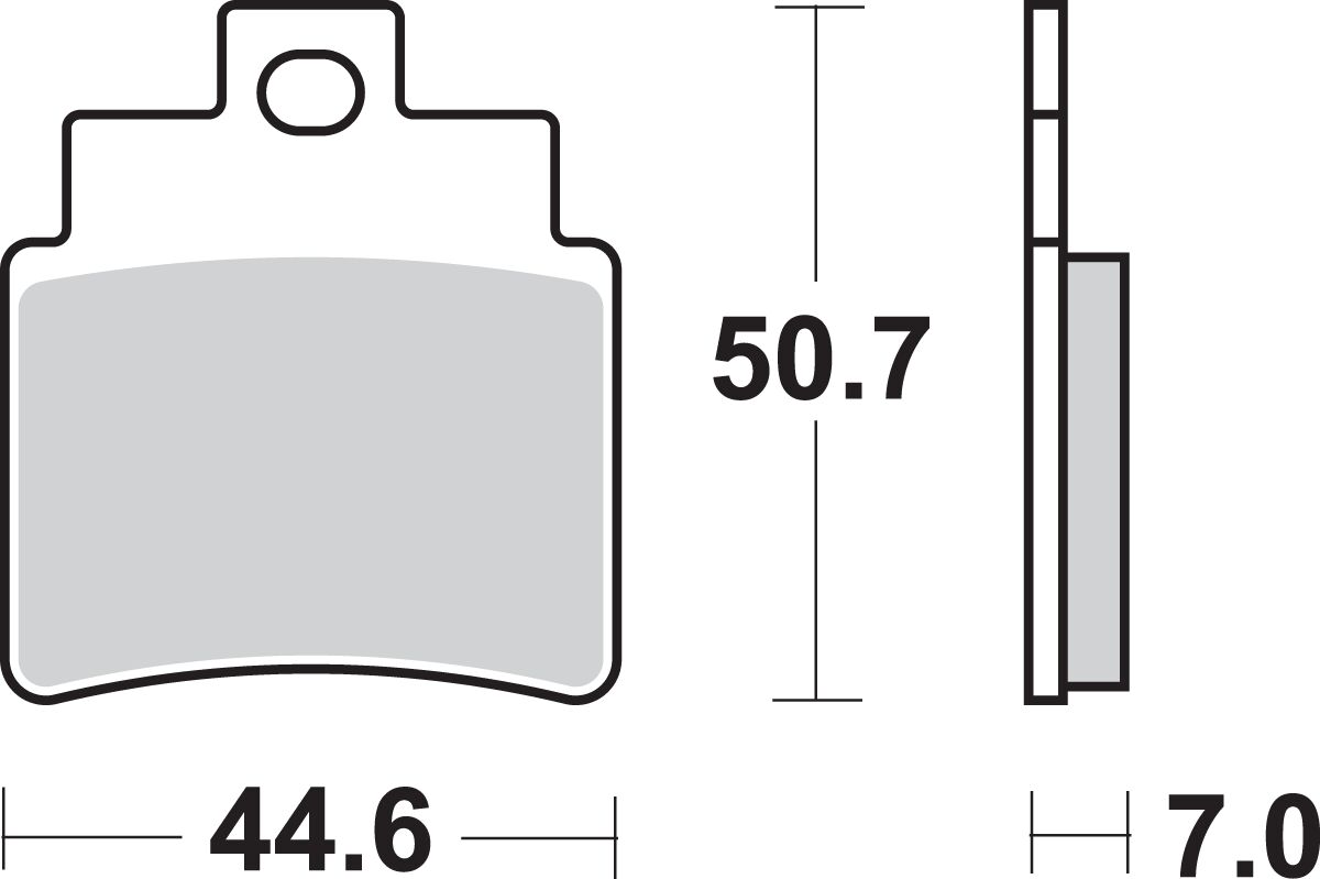 Sbs Brake Pad Sint/Car Off