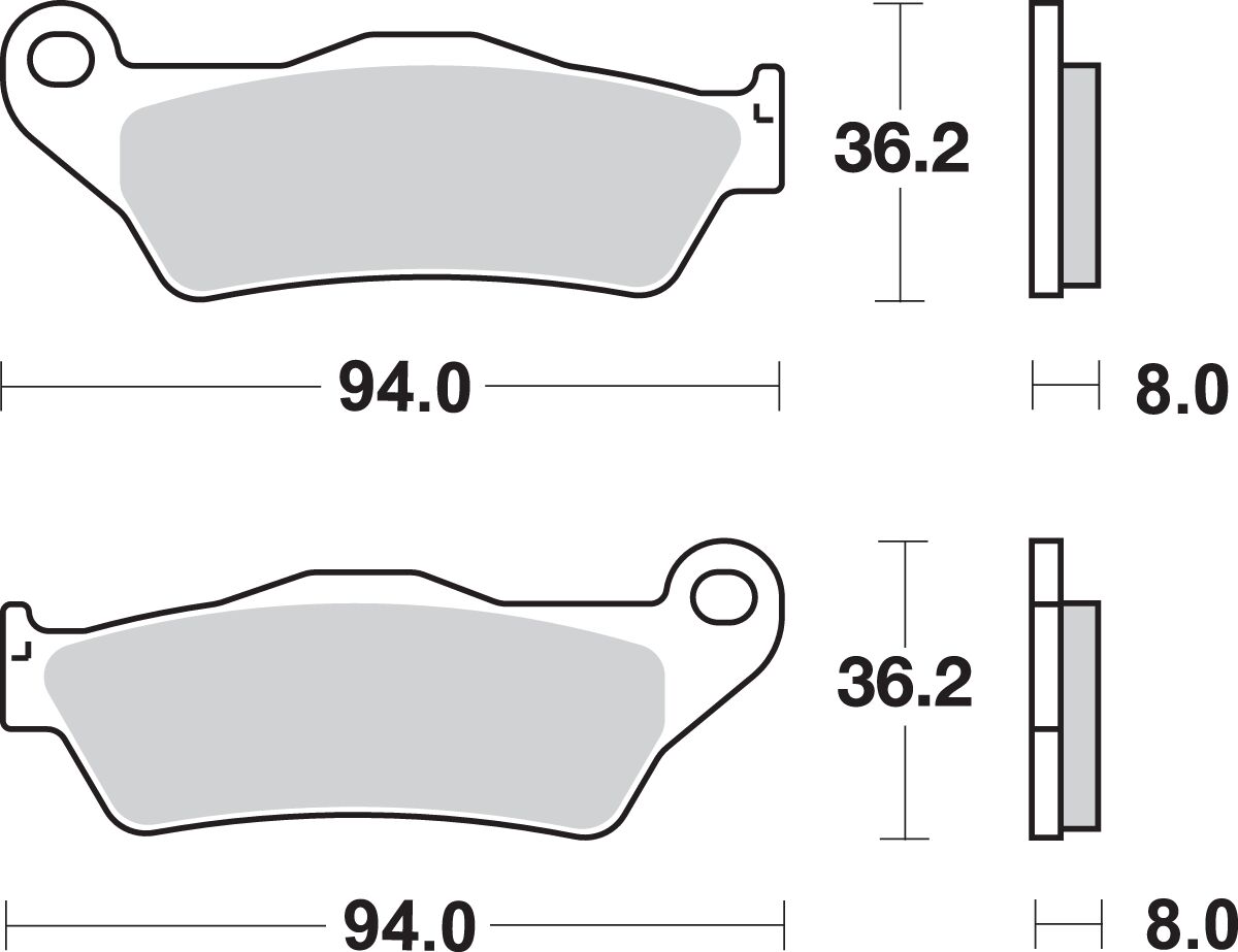 Sbs Brake Pad Sint Rear