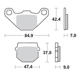 Moto Master Brake Pad Racing