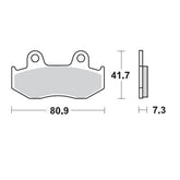 Moto Master Brake Pad Racing