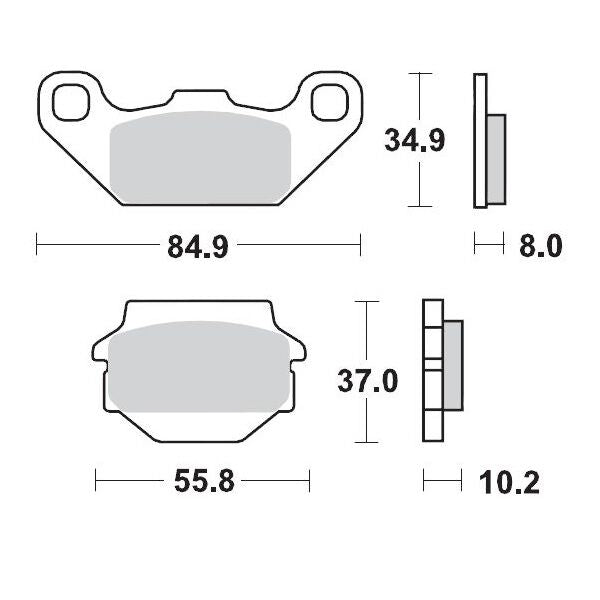 Moto Master Brake Pad Racing
