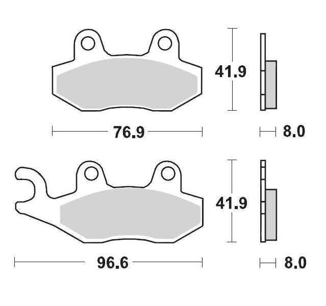 Moto Master Brake Pad Racing Gp