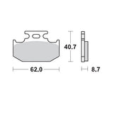 Moto Master Brake Pad Racing