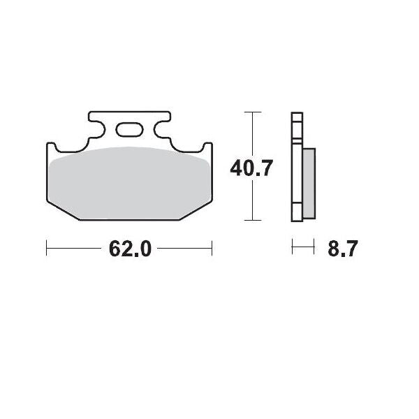 Moto Master Brake Pad Racing