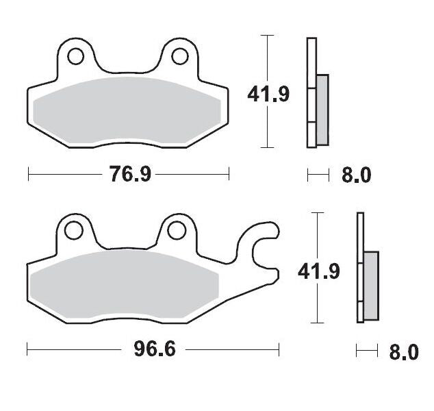 Moto Master Brake Pad Racing