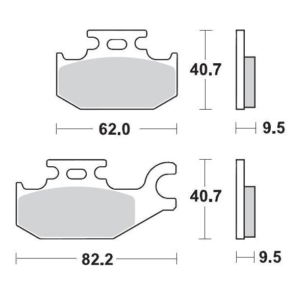 Moto Master Brake Pad Racing