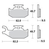 Moto Master Brake Pad Racing
