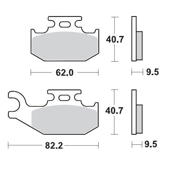 Moto Master Brake Pad Racing