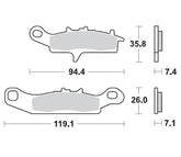 Moto Master Brake Pad Racing