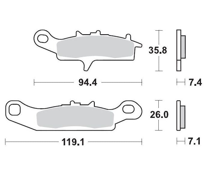 Moto Master Brake Pad Racing