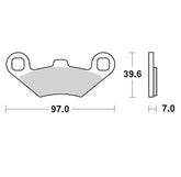 Moto Master Brake Pad Racing
