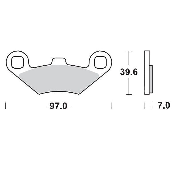 Moto Master Brake Pad Racing