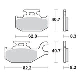 Moto Master Brake Pad Racing