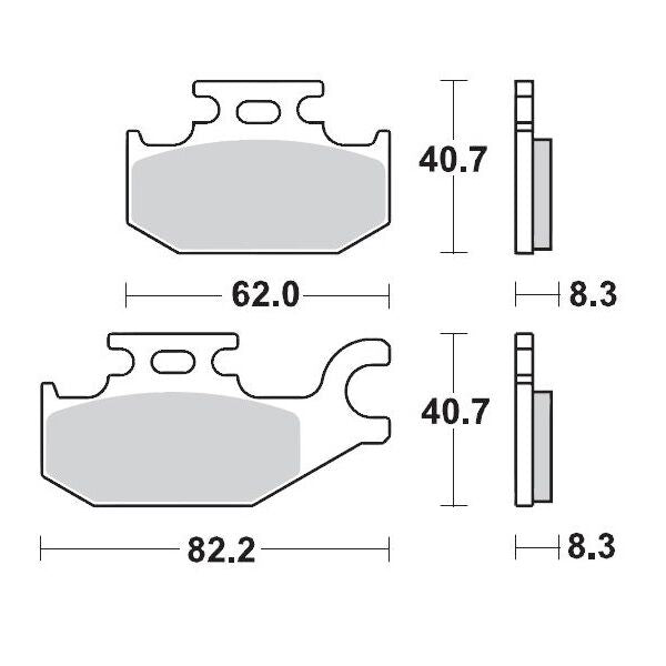 Moto Master Brake Pad Racing