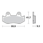 Moto Master Brake Pad Racing