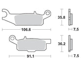 Moto Master Brake Pad Racing