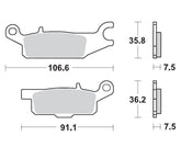 Moto Master Brake Pad Racing