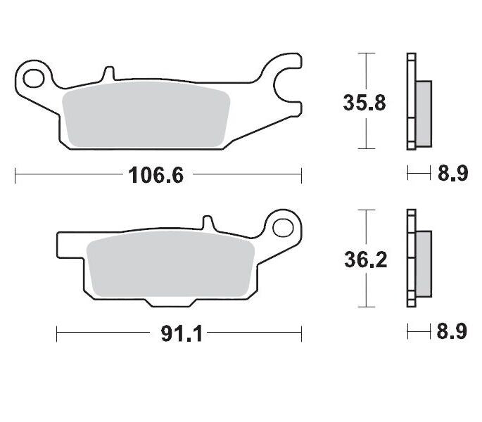 Moto Master Brake Pad Racing