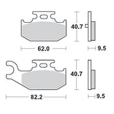Moto Master Brake Pad Racing