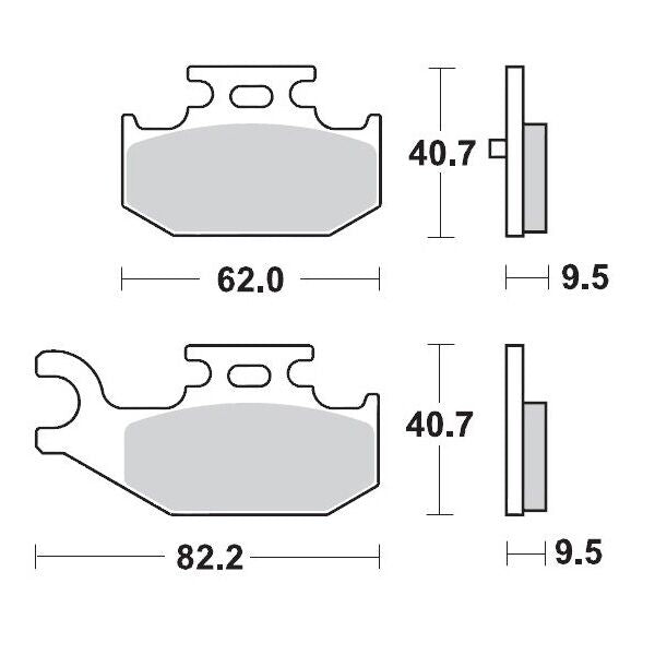 Moto Master Brake Pad Racing