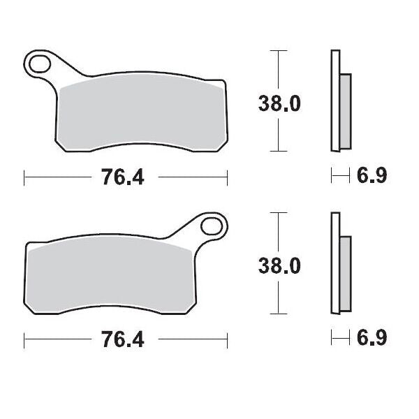 Moto Master Brake Pad Racing