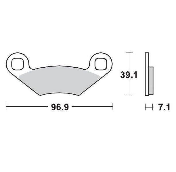 Moto Master Brake Pad Racing