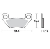 Moto Master Brake Pad Racing