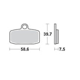 Moto Master Brake Pad Racing Gp