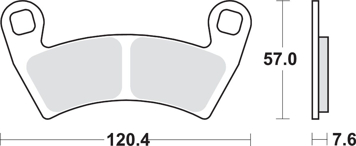Sbs Brake Pad Sint/Car Off